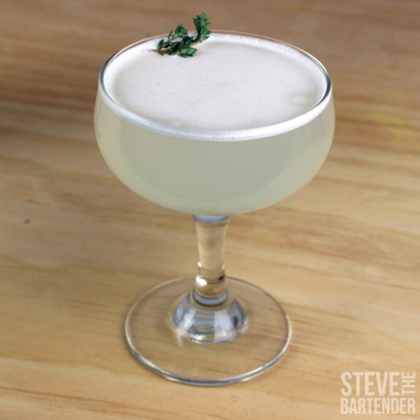 Pisco Thyme Cocktail Recipe